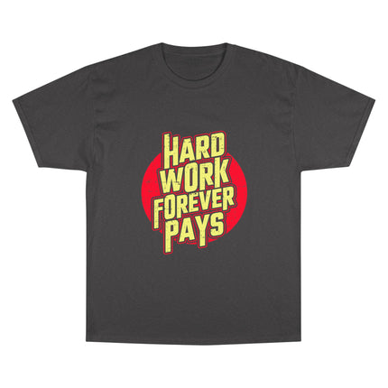 Champion-T-Shirt mit Typografie-Motiv