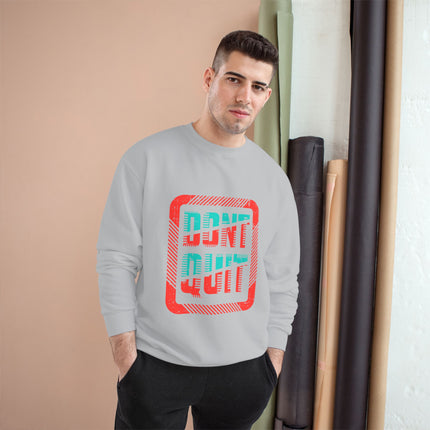 Champion-Sweatshirt mit Typografie-Motiv