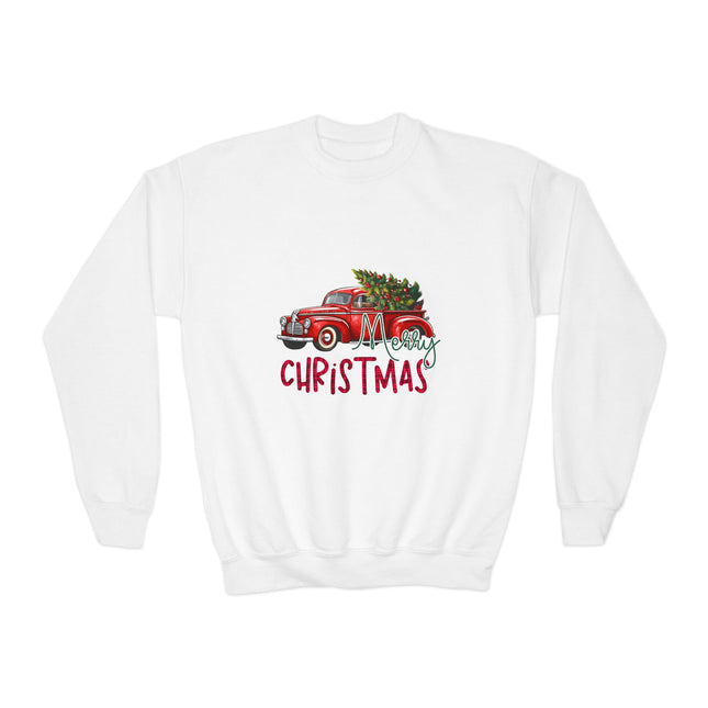 Christmas themed Youth Crewneck Sweatshirt
