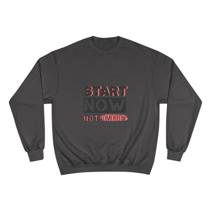 Champion-Sweatshirt mit Typografie-Motiv