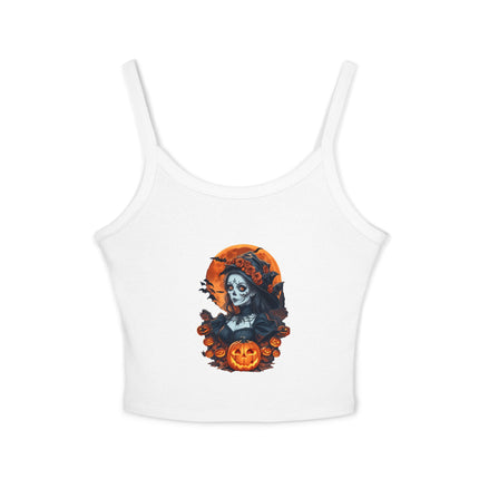 Halloween-Themen Damen Spaghetti Strap Tank Top 