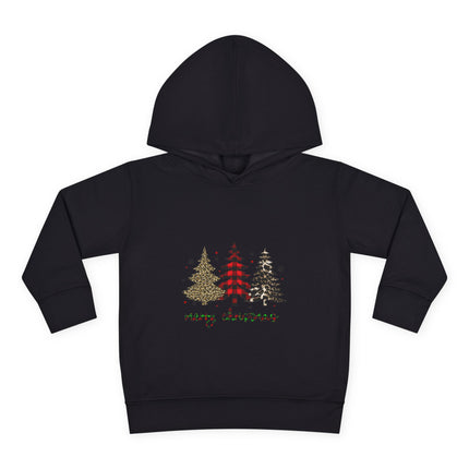 Christmas themed Toddler Pullover Fleece Hoodie