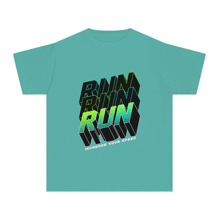 Typography themed Youth Midweight Tee
