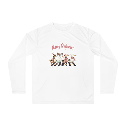 Christmas themed Unisex Performance Long Sleeve Shirt