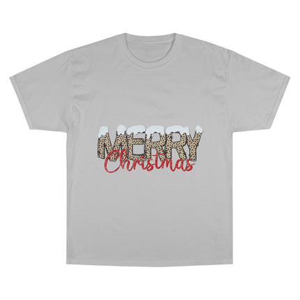 Champion-T-Shirt mit Weihnachtsmotiv