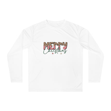 Christmas themed Unisex Performance Long Sleeve Shirt