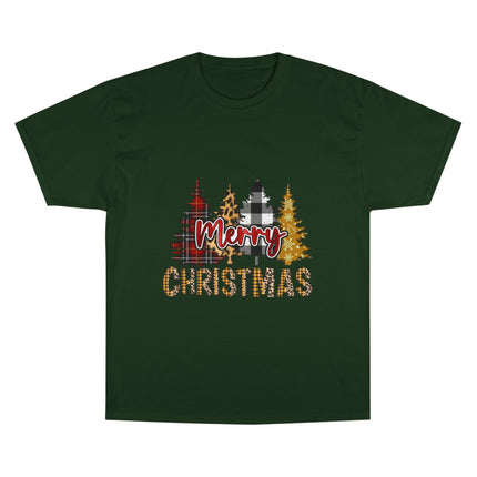 Champion-T-Shirt mit Weihnachtsmotiv
