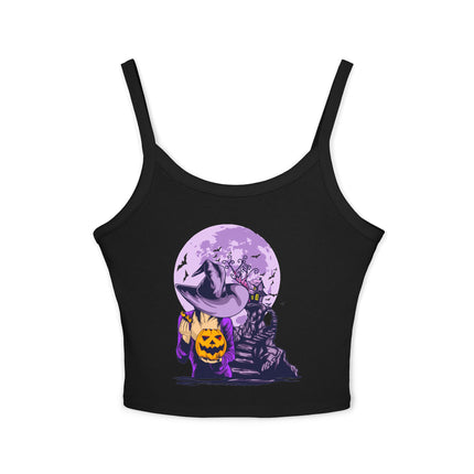 Halloween-Themen Damen Spaghetti Strap Tank Top 