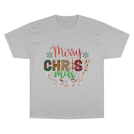 Champion-T-Shirt mit Weihnachtsmotiv