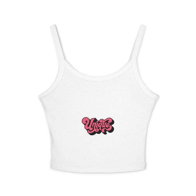 Typografie Themen Damen Spaghetti Strap Tank Top 