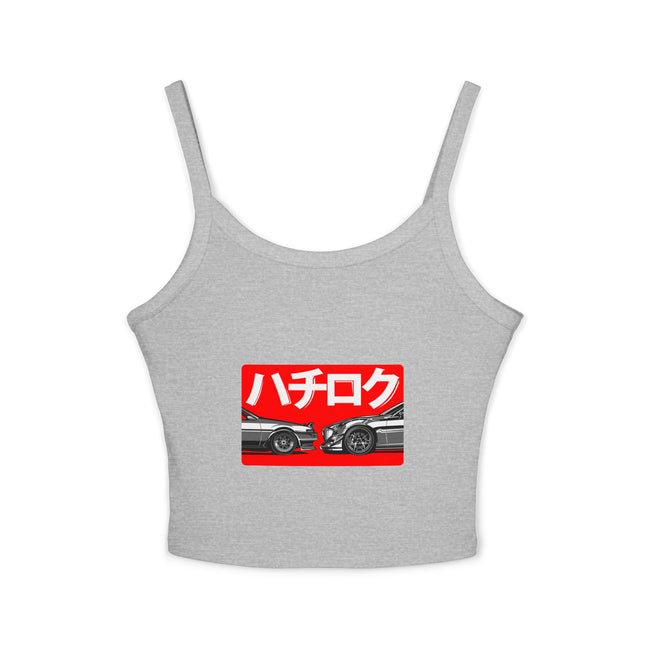 Auto-Enthusiasten Themen Damen Spaghetti Strap Tank Top 