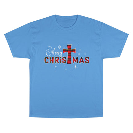 Champion-T-Shirt mit Weihnachtsmotiv