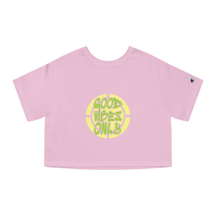 Typography themed Champion Women's Heritage Cropper T-Shirt