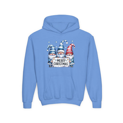 Christmas themed Youth Heavy Blend Hooded Sweatshirt