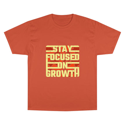 Champion-T-Shirt mit Typografie-Motiv