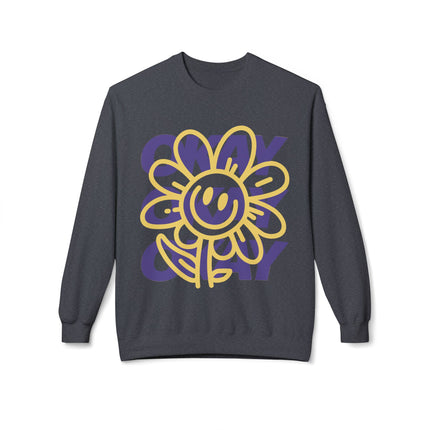 Unisex-Sweatshirt mit Rundhalsausschnitt aus mittelschwerem Softstyle-Fleece