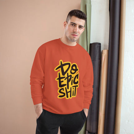 Champion-Sweatshirt mit Typografie-Motiv