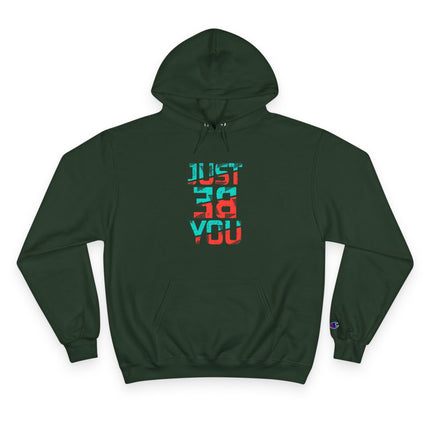 Typography themed Champion Hoodie
