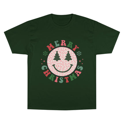 Champion-T-Shirt mit Weihnachtsmotiv