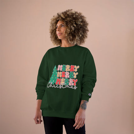 Christmas themed Champion Sweatshirt