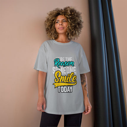 Champion-T-Shirt mit Typografie-Motiv