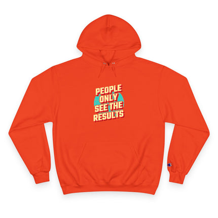 Typography themed Champion Hoodie