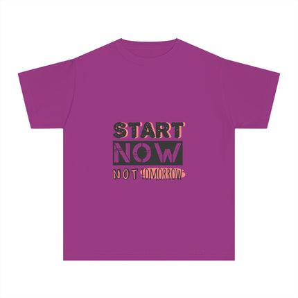 Typography themed Youth Midweight Tee