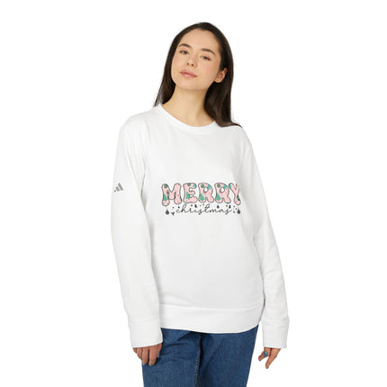 Christmas themed Adidas Unisex Fleece Crewneck Sweatshirt