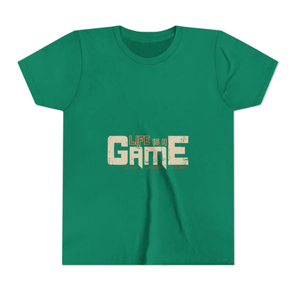 Typography themed Youth Short Sleeve Tee