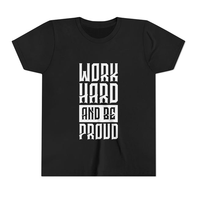 Kurzärmeliges Jugend-T-Shirt mit Typografie-Motiv