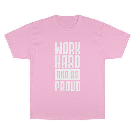 Champion-T-Shirt mit Typografie-Motiv