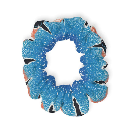 Cute Cat in night  design themed Scrunchie