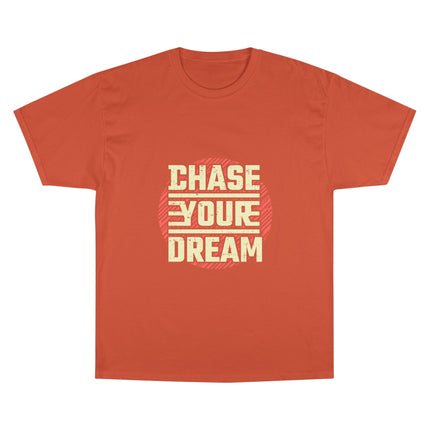Champion-T-Shirt mit Typografie-Motiv