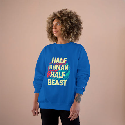 Champion-Sweatshirt mit Typografie-Motiv