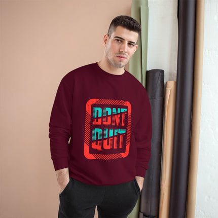 Champion-Sweatshirt mit Typografie-Motiv