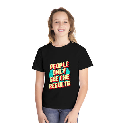 Typography themed Youth Midweight Tee
