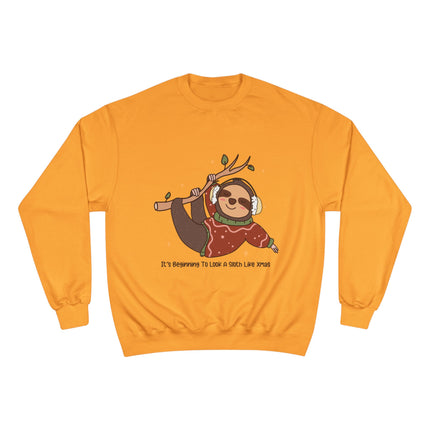 Christmas themed Champion Sweatshirt