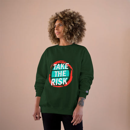Champion-Sweatshirt mit Typografie-Motiv
