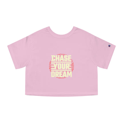 Typography themed Champion Women's Heritage Cropper T-Shirt