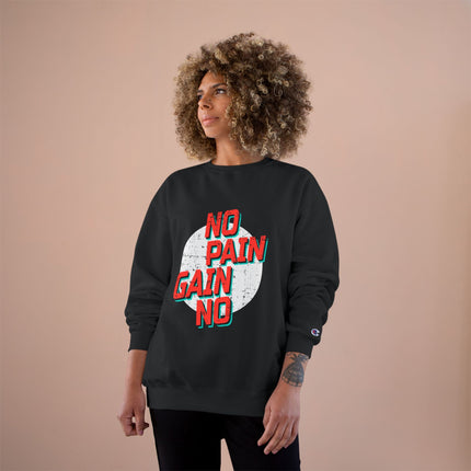 Champion-Sweatshirt mit Typografie-Motiv