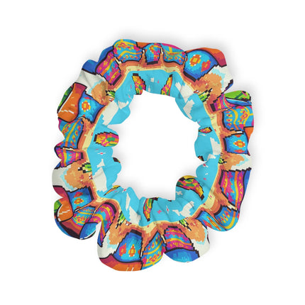 Cute Catcus smiling design themed Scrunchie