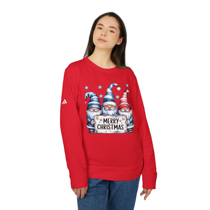Christmas themed Adidas Unisex Fleece Crewneck Sweatshirt