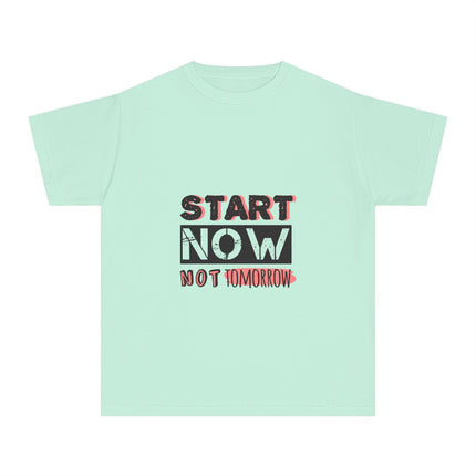 Typography themed Youth Midweight Tee