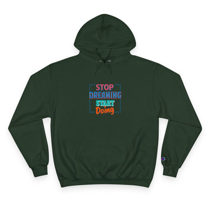 Typography themed Champion Hoodie