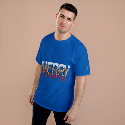 Champion-T-Shirt mit Weihnachtsmotiv