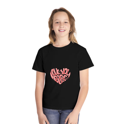 Typography themed Youth Midweight Tee