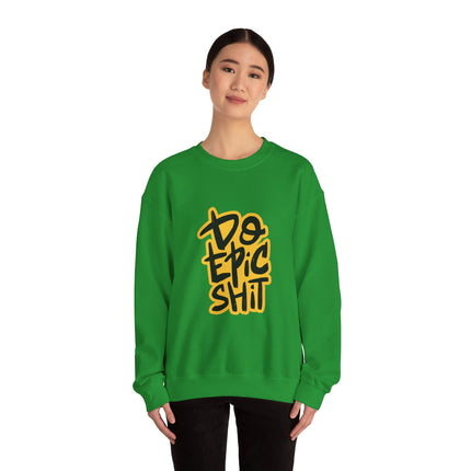 Unisex Heavy Blend Crewneck Sweatshirt mit Typografie-Motiv