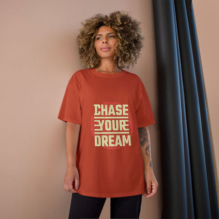 Champion-T-Shirt mit Typografie-Motiv