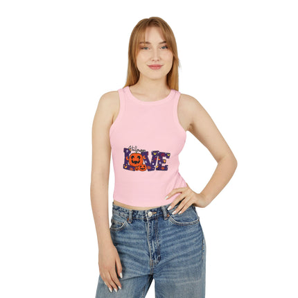 Halloween-Themen Damen Micro Rib Racer Tank Top