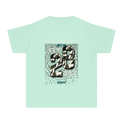 Typography themed Youth Midweight Tee